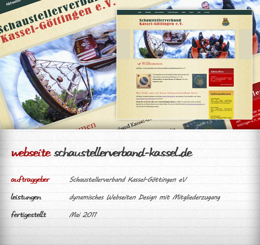 webdesign für den schaustellerverband aus kassel